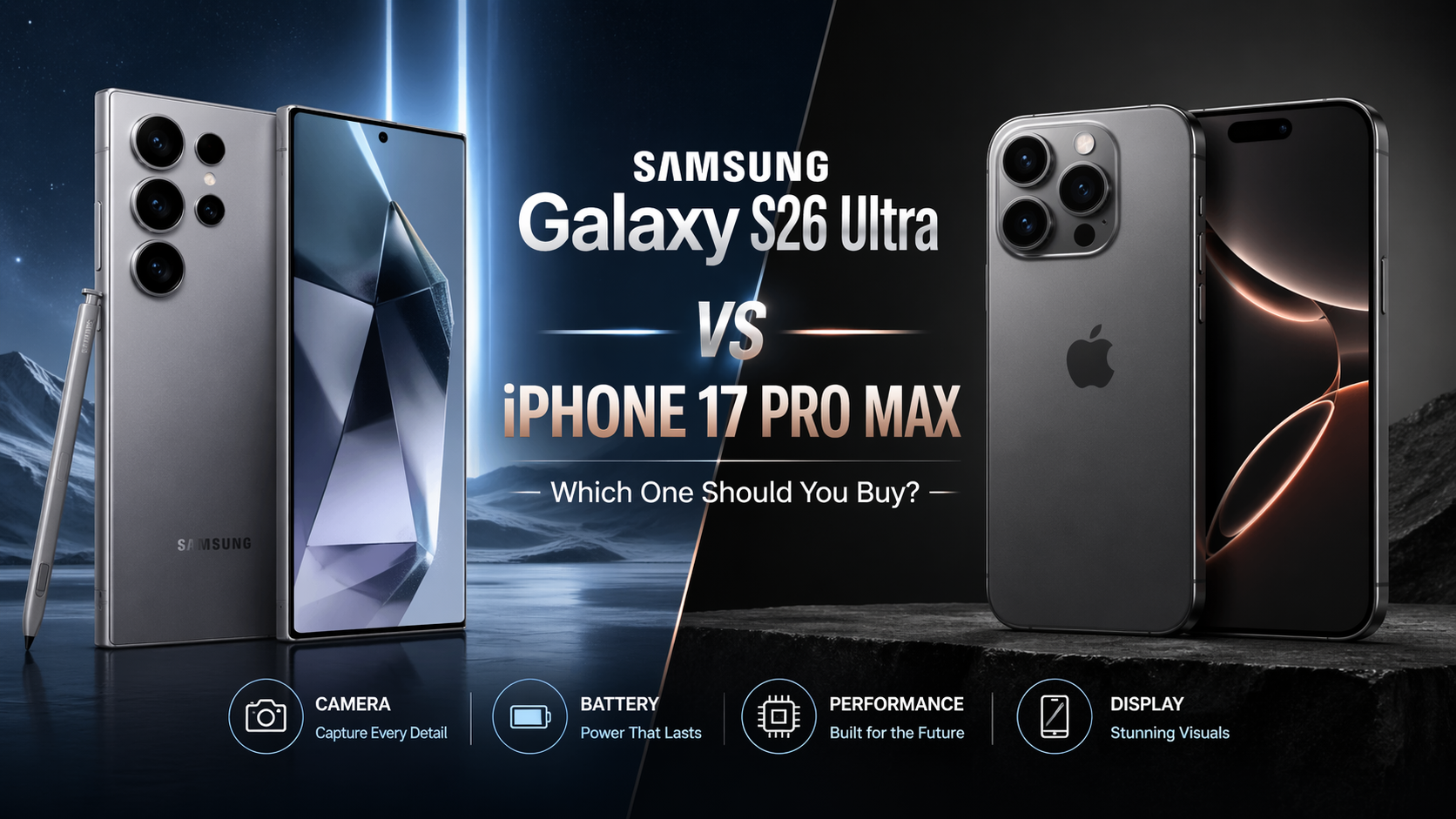 Samsung Galaxy S26 Ultra vs iPhone 17 Pro Max: Which One Should You Buy?