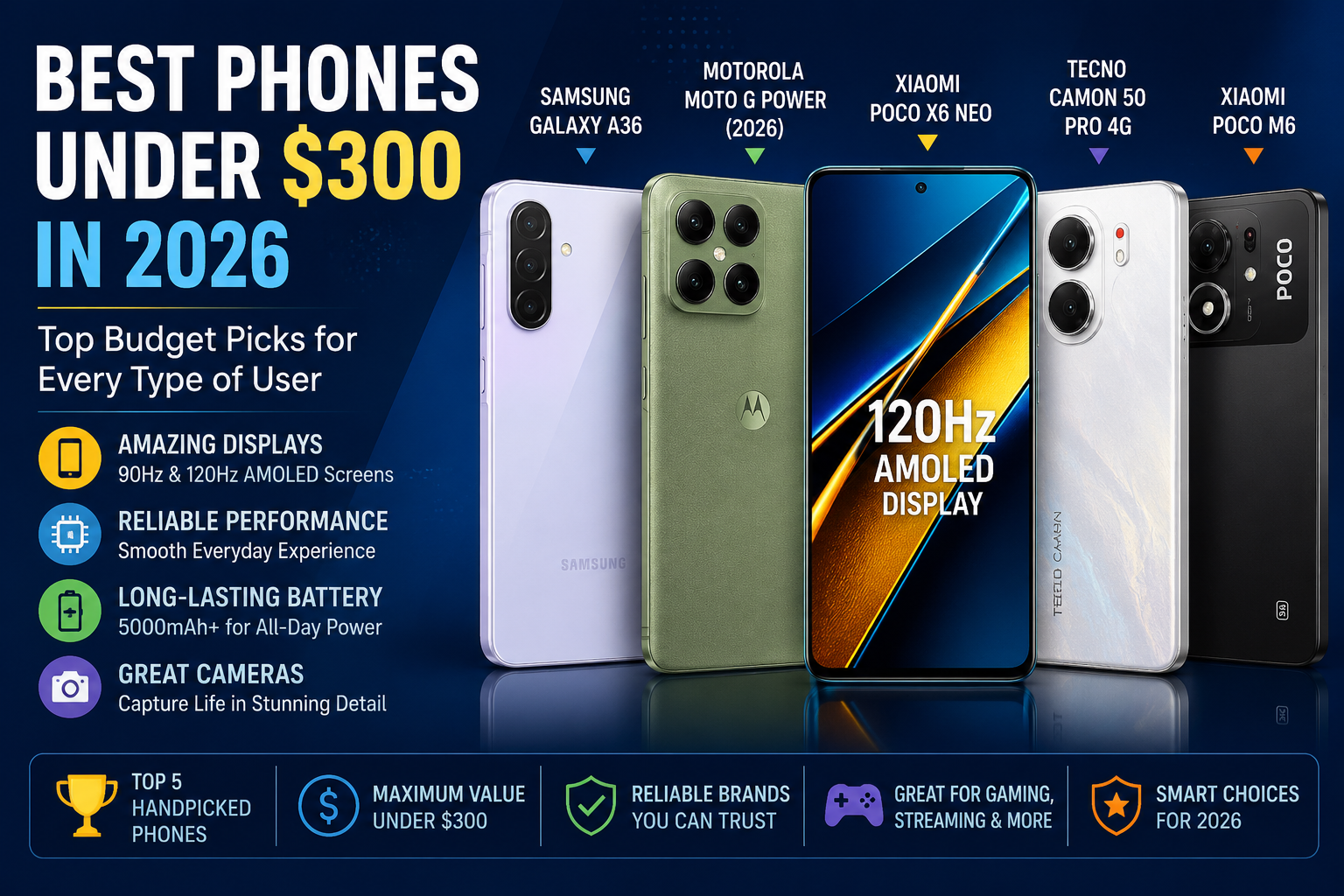 Best Gaming Phones Under $500 in 2026: Top Mid-Range Picks